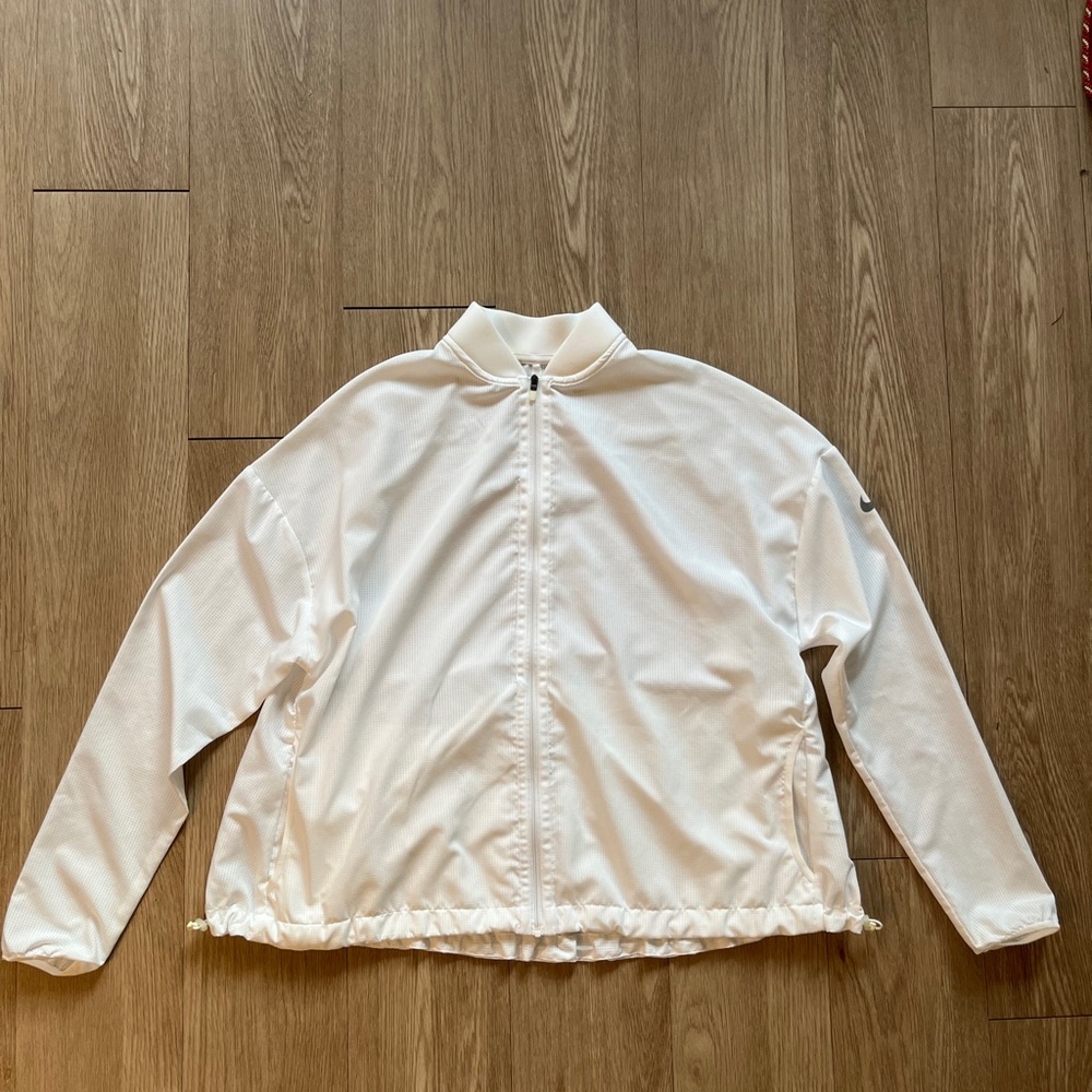 White Nike Full Zip